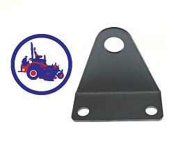Universal mower trailer tow hitch 3 inches black